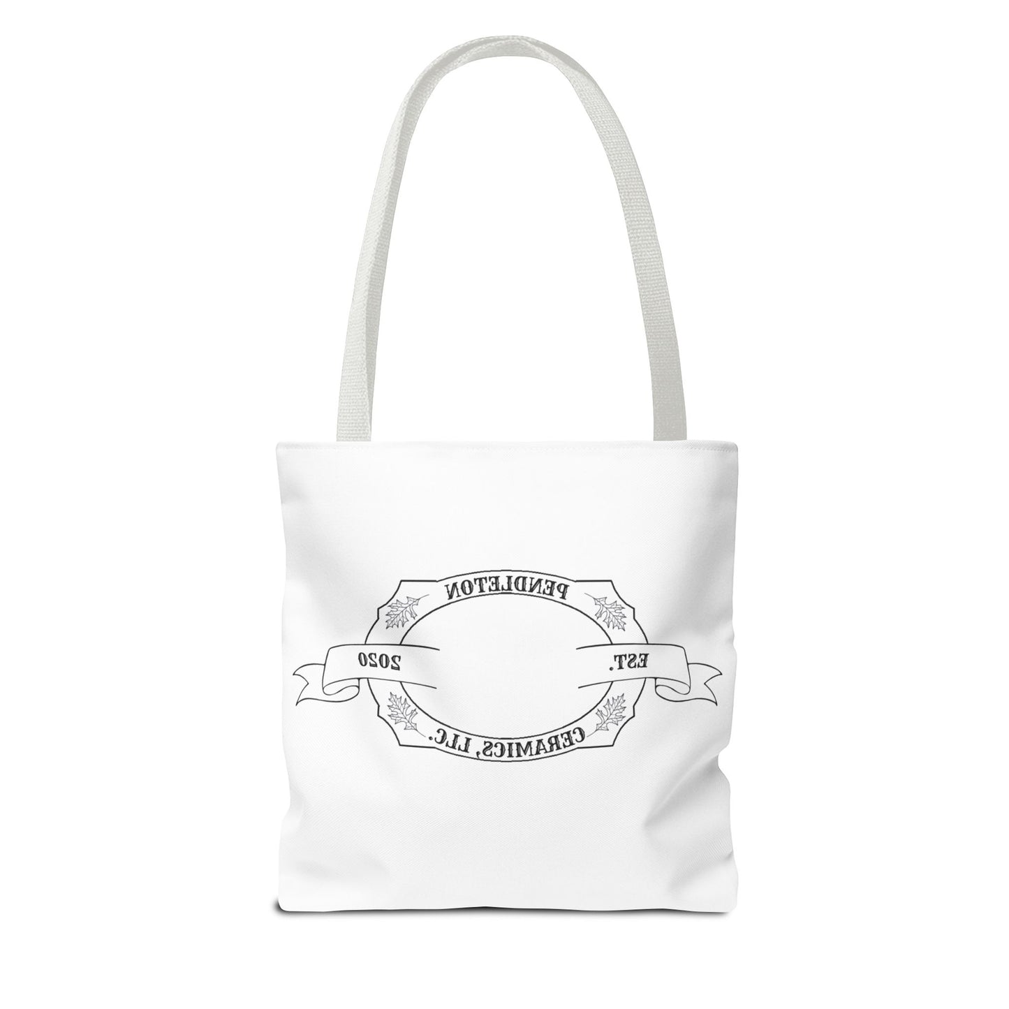 Pendleton Ceramics Logo White Tote Bag