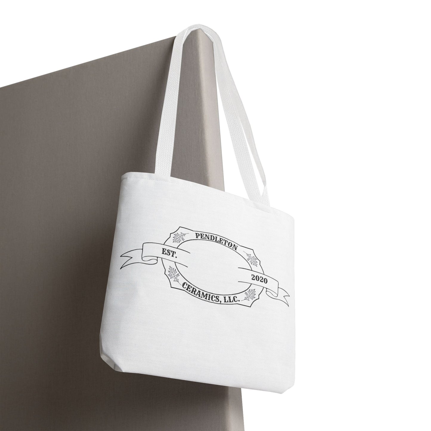 Pendleton Ceramics Logo White Tote Bag