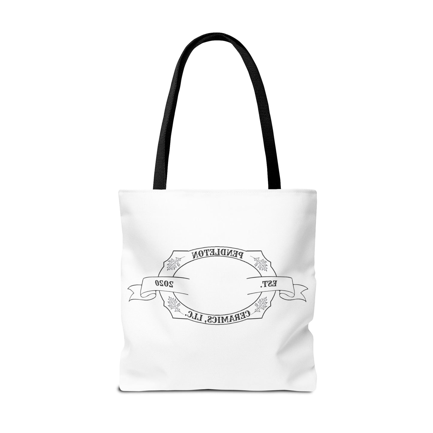 Pendleton Ceramics Logo White Tote Bag