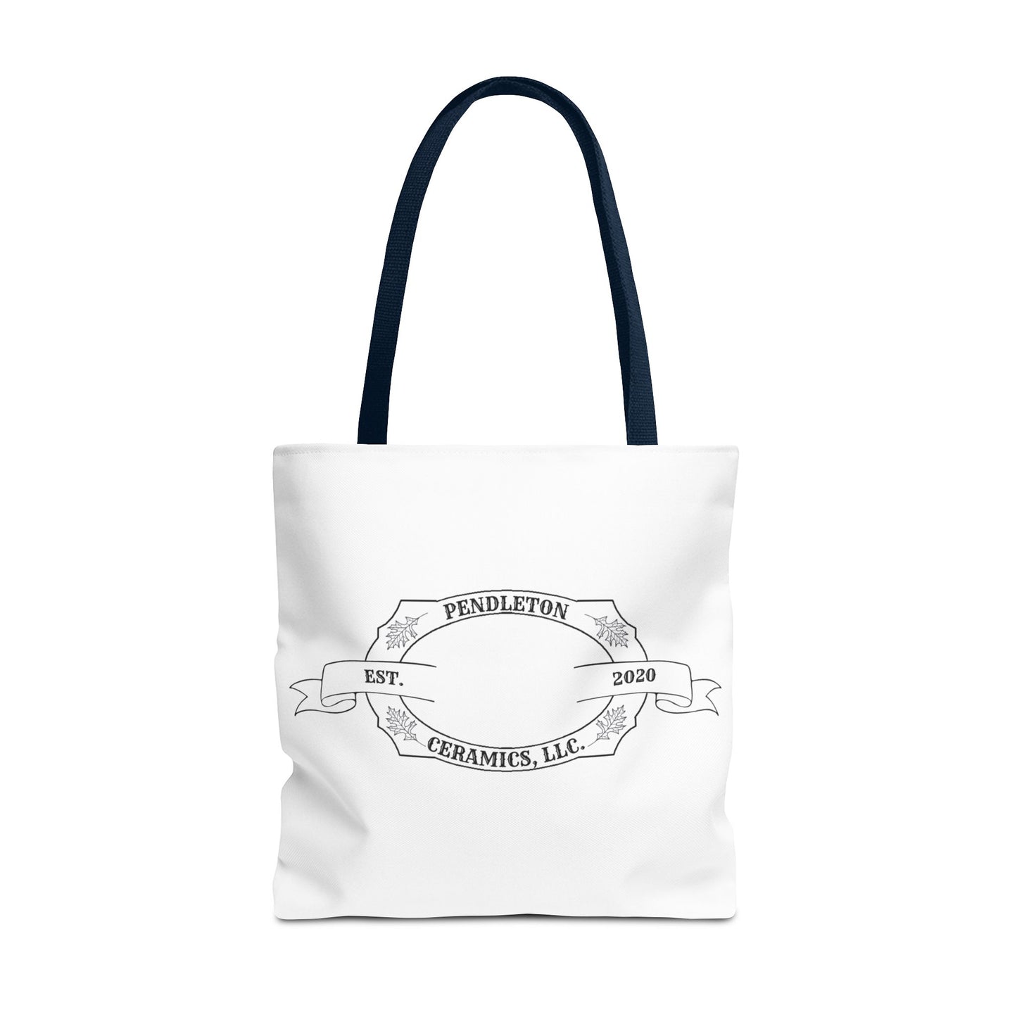 Pendleton Ceramics Logo White Tote Bag
