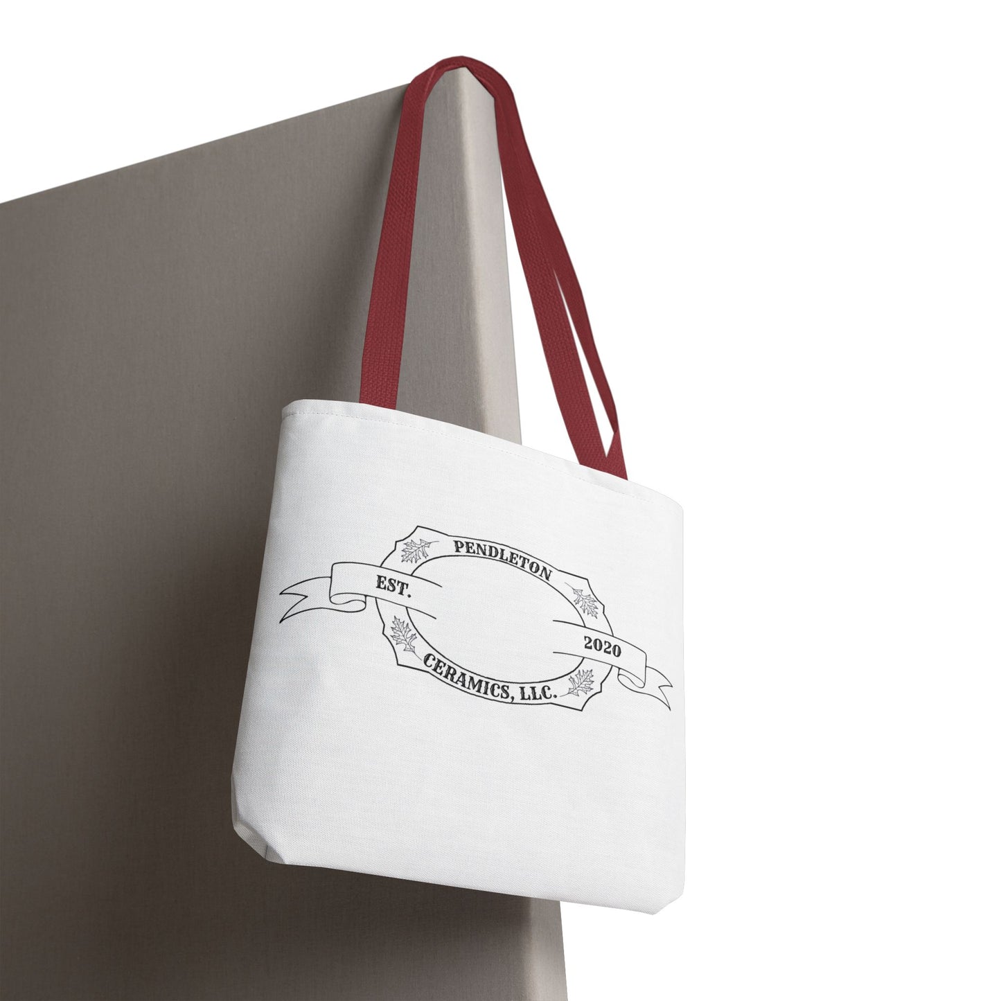 Pendleton Ceramics Logo White Tote Bag