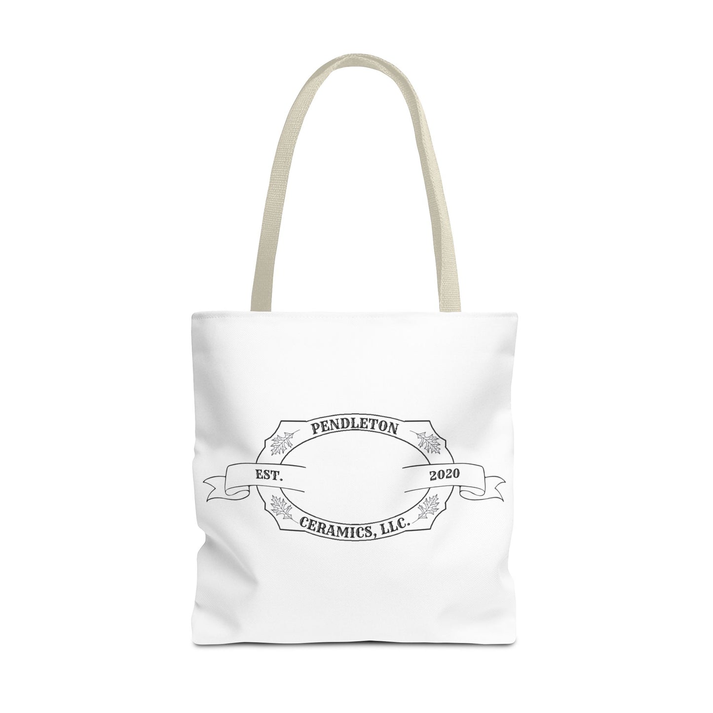Pendleton Ceramics Logo White Tote Bag