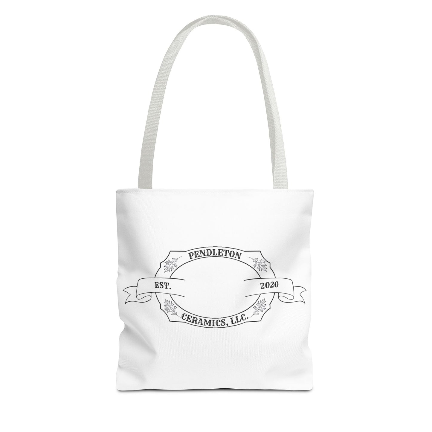 Pendleton Ceramics Logo White Tote Bag
