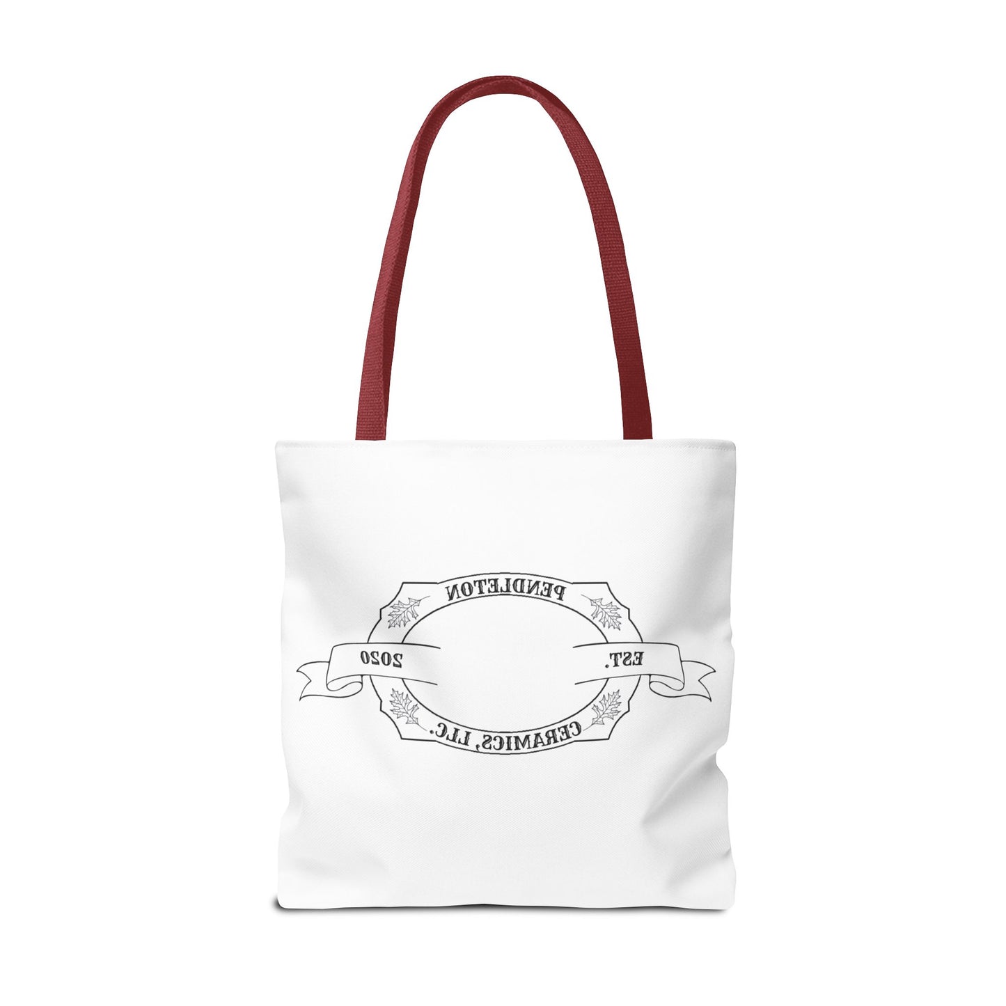 Pendleton Ceramics Logo White Tote Bag