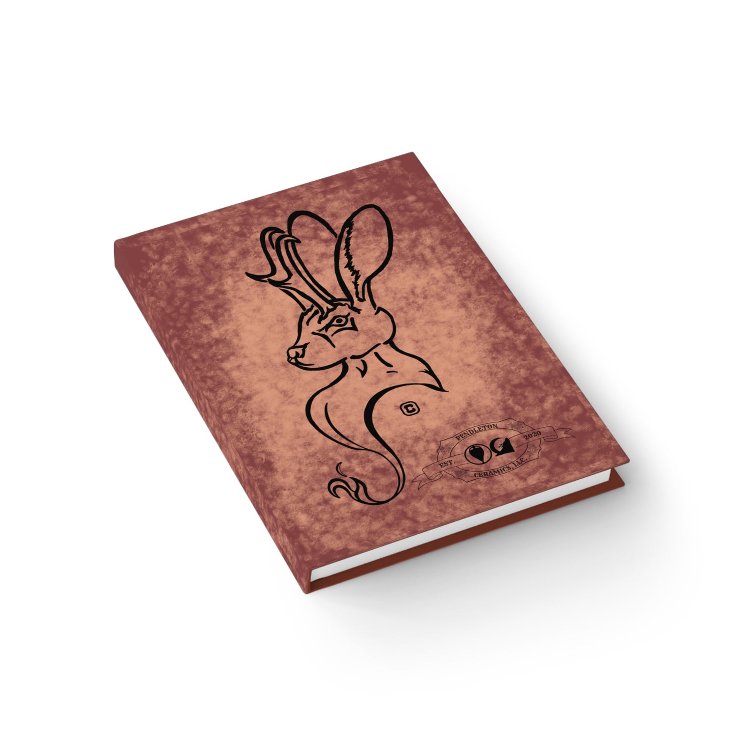 Dust Storm Jackalope Bust Drawing Sketch Journal