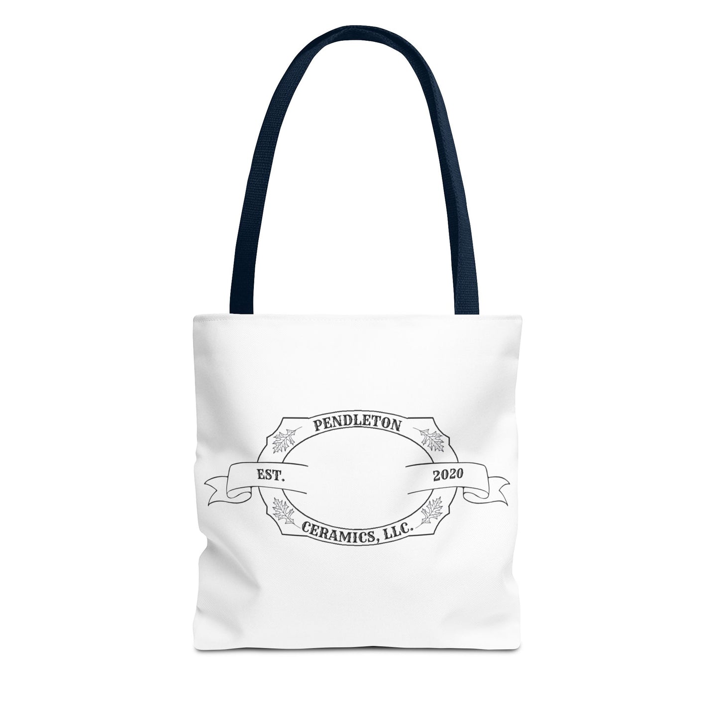 Pendleton Ceramics Logo White Tote Bag