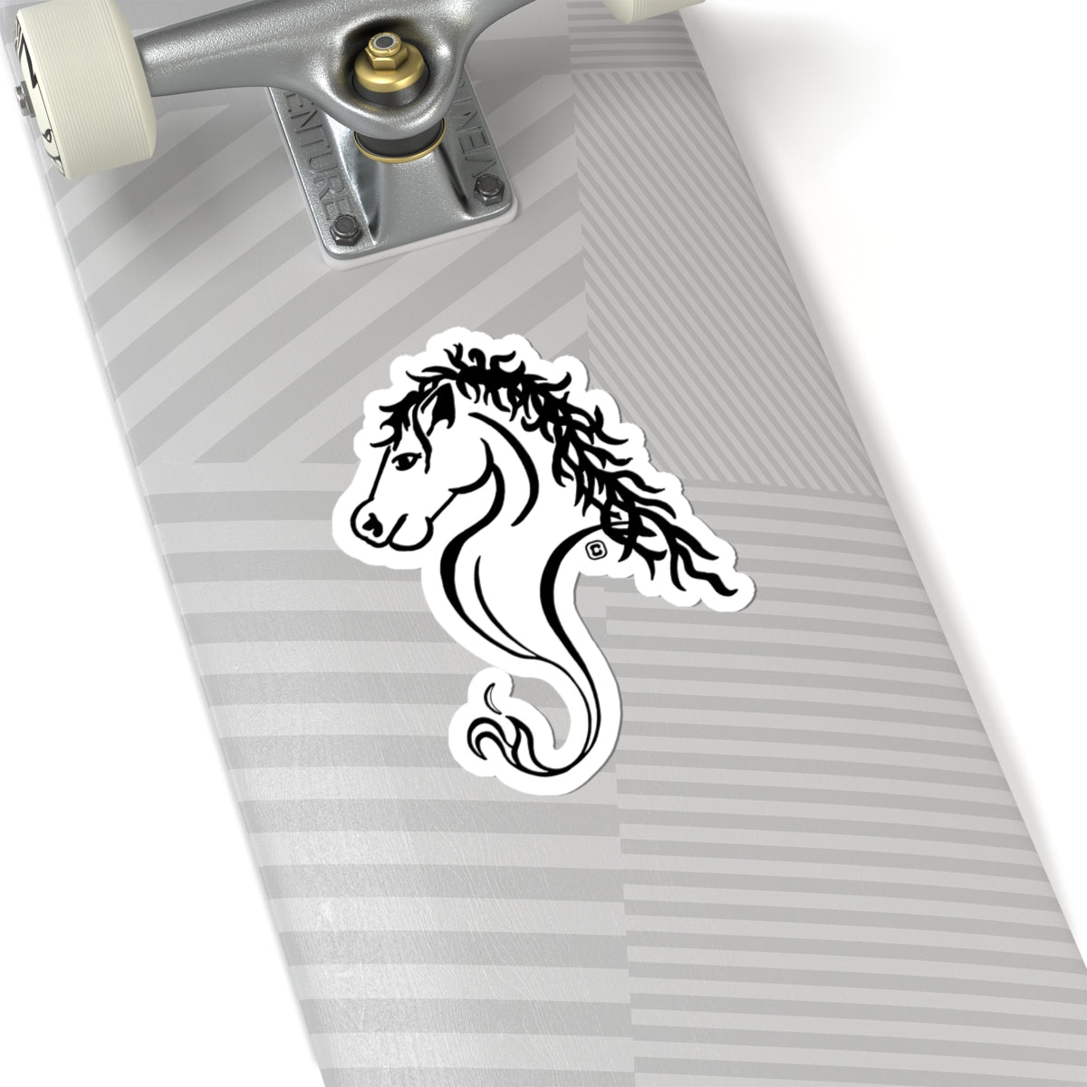 Horse Animal Bust Drawing Kiss-Cut Stickers