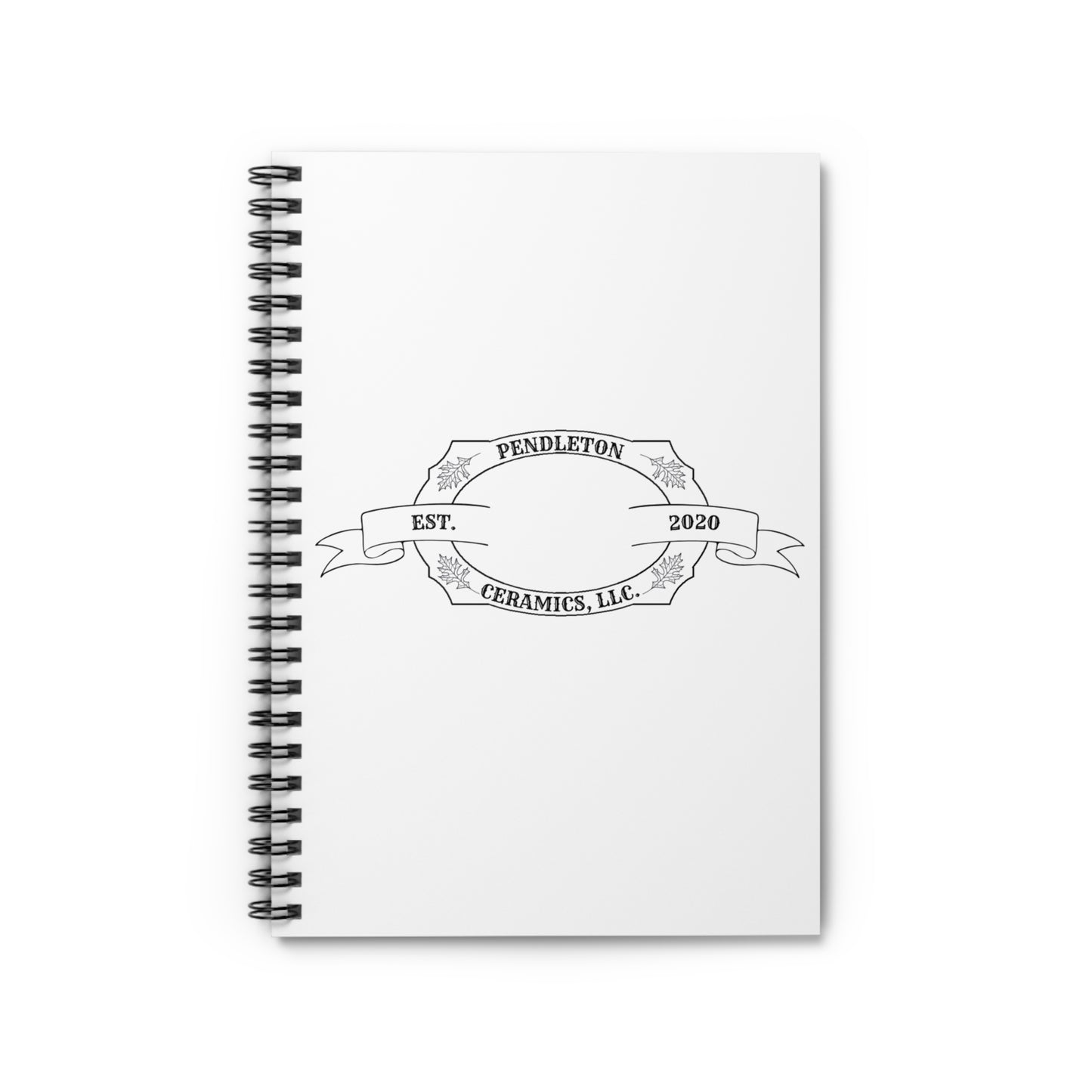 Pendleton Ceramics Logo Spiral Ruled Line Notebook