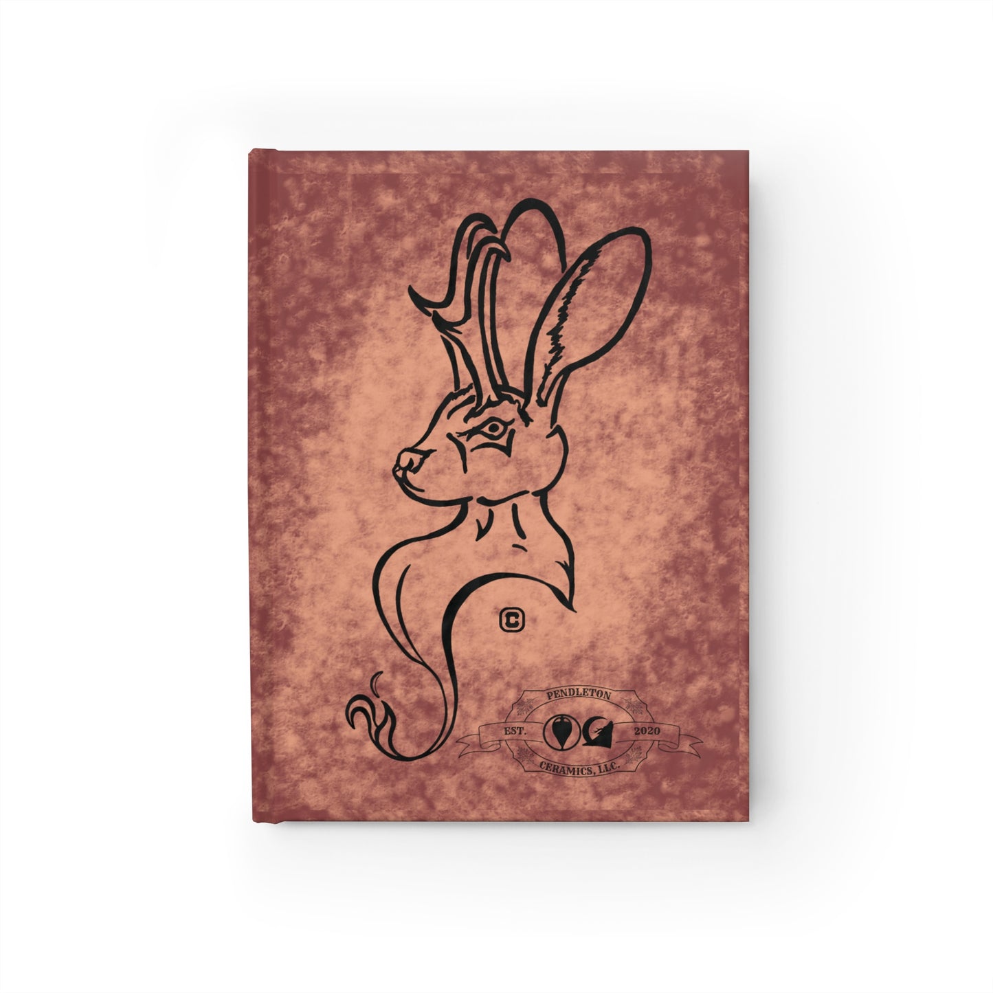 Dust Storm Jackalope Bust Drawing Sketch Journal