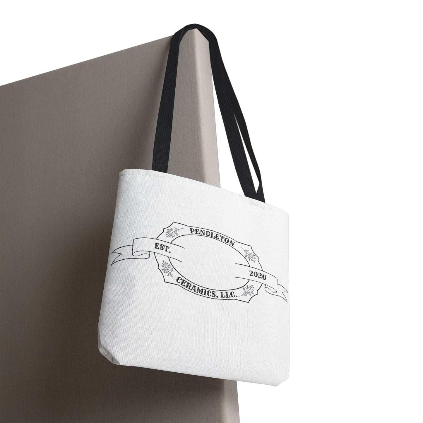 Pendleton Ceramics Logo White Tote Bag
