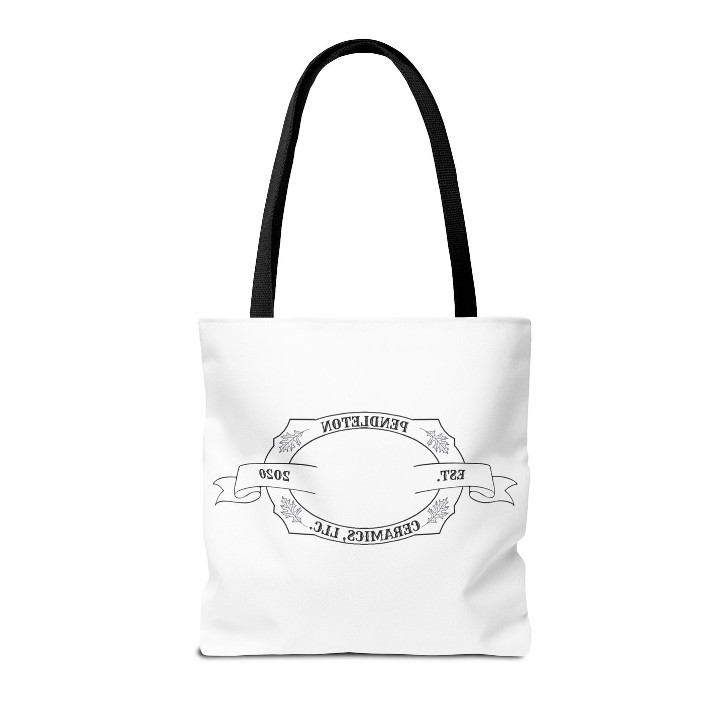 Pendleton Ceramics Logo White Tote Bag