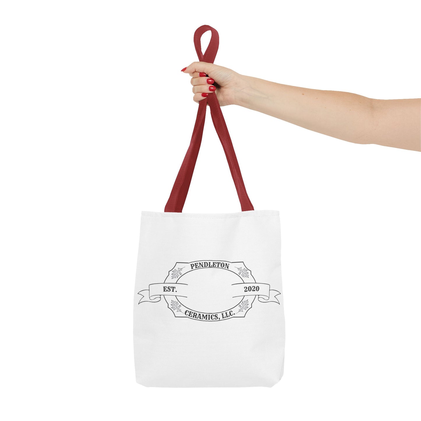 Pendleton Ceramics Logo White Tote Bag