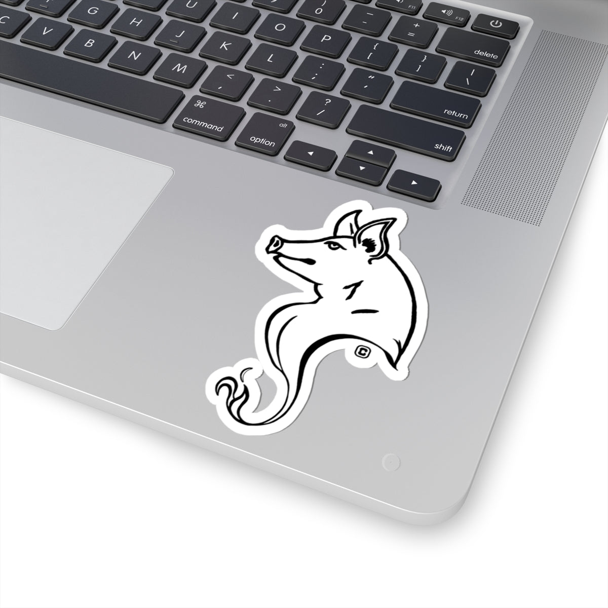 Pig Animal Bust Drawing Kiss-Cut Stickers