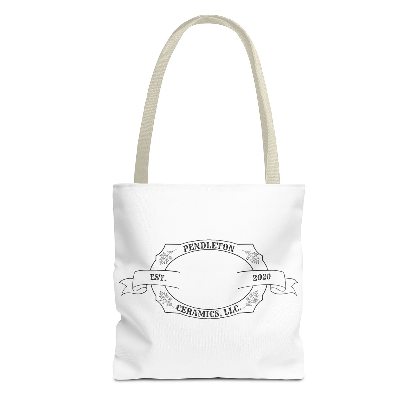 Pendleton Ceramics Logo White Tote Bag