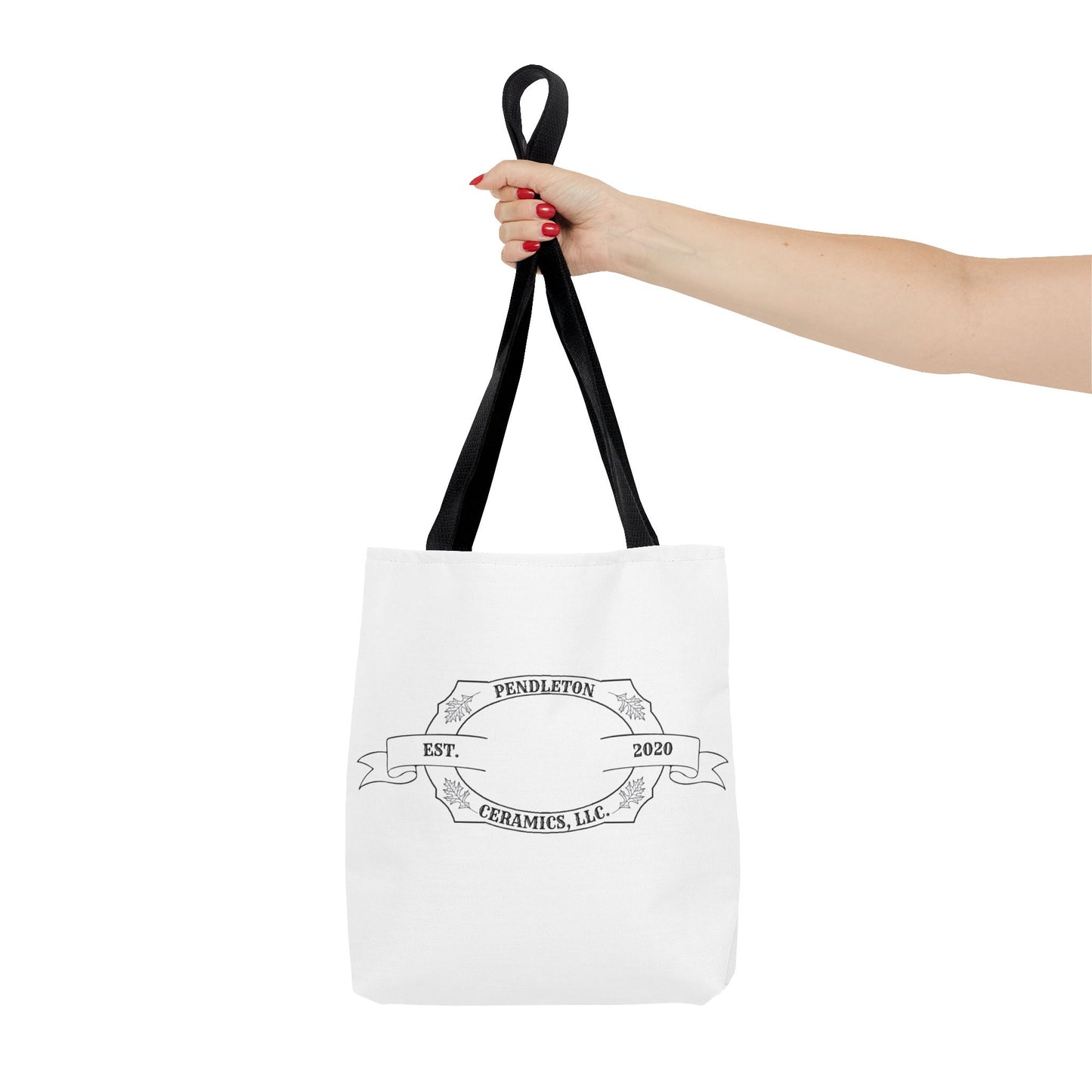 Pendleton Ceramics Logo White Tote Bag