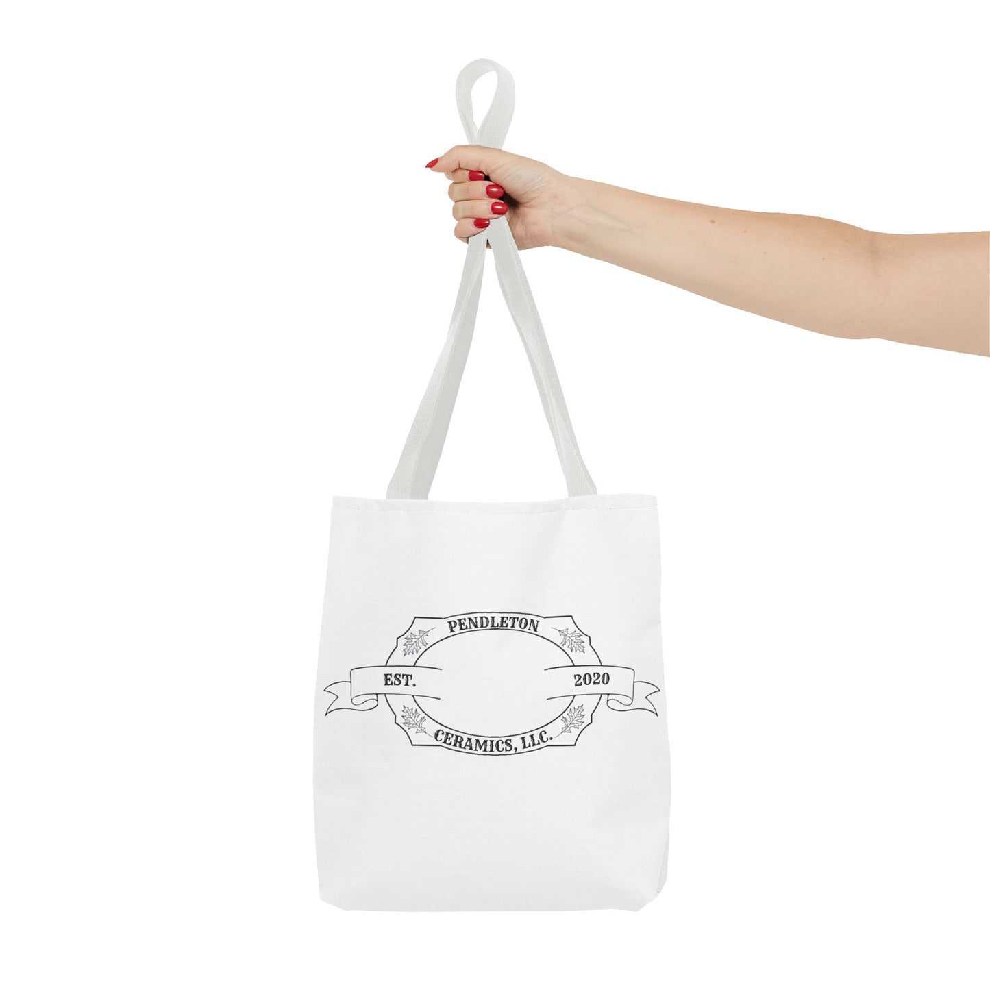 Pendleton Ceramics Logo White Tote Bag