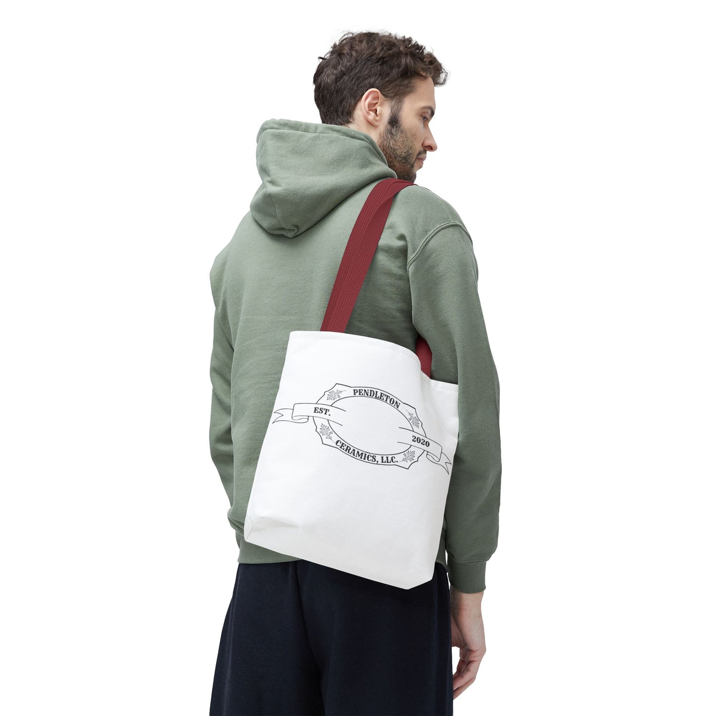 Pendleton Ceramics Logo White Tote Bag