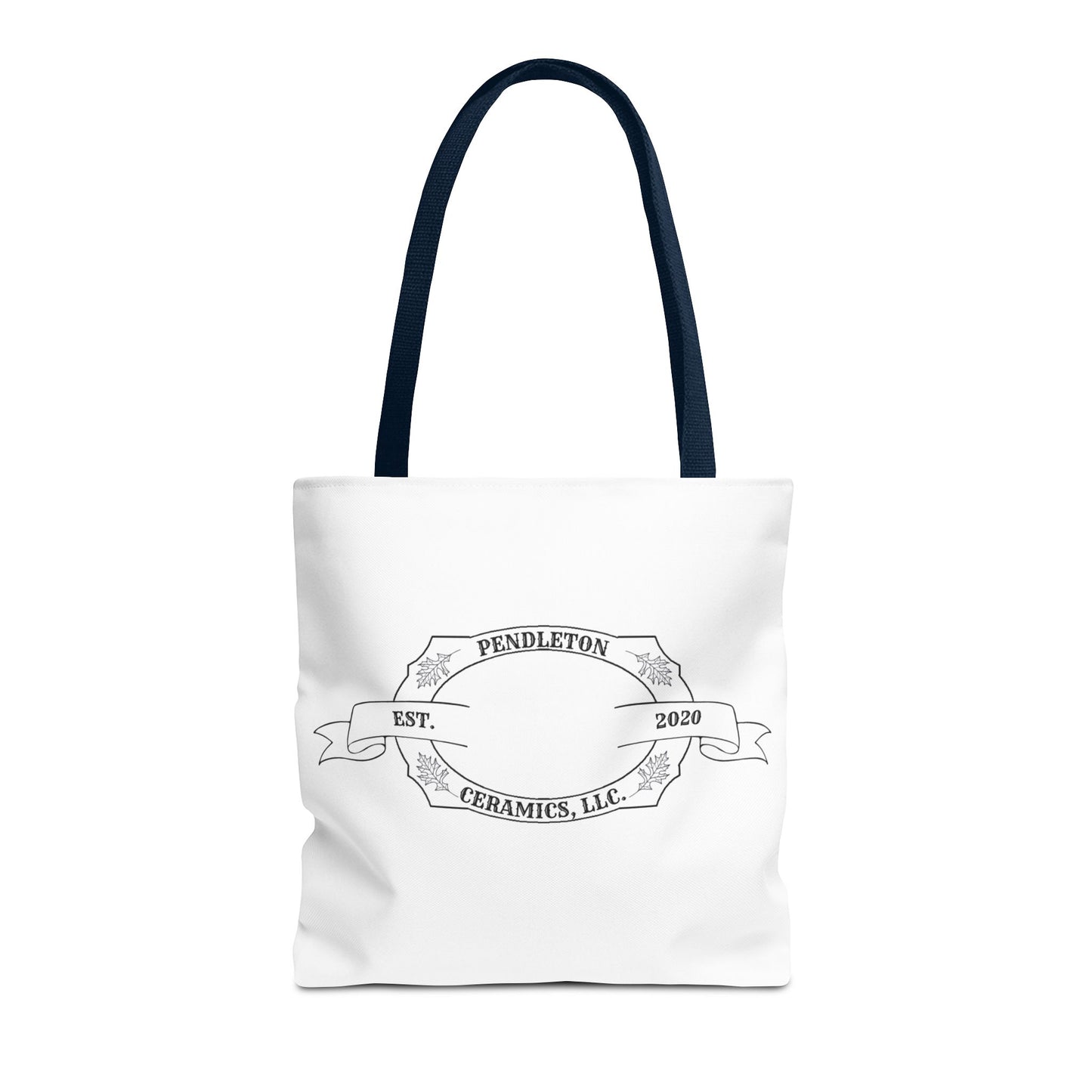 Pendleton Ceramics Logo White Tote Bag