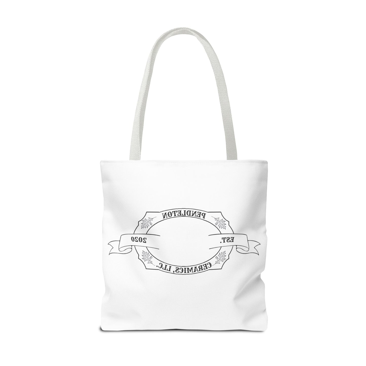 Pendleton Ceramics Logo White Tote Bag