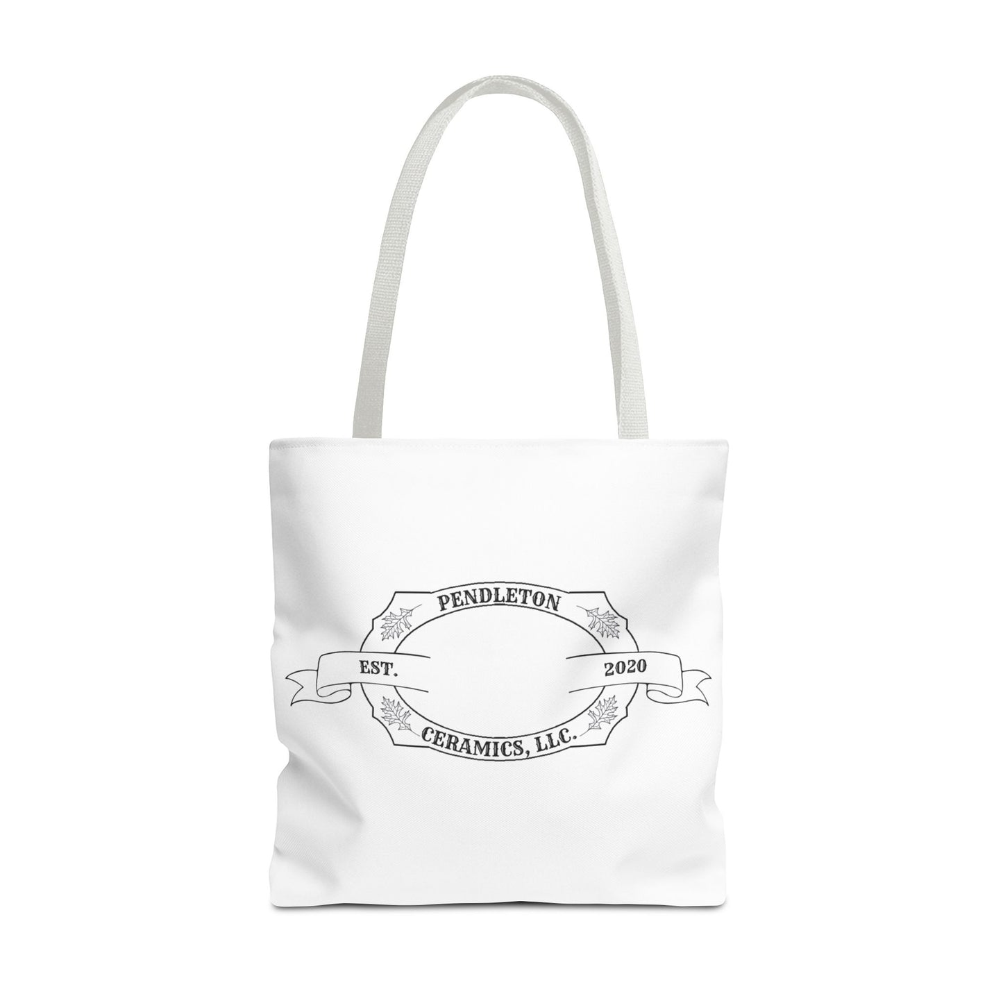 Pendleton Ceramics Logo White Tote Bag