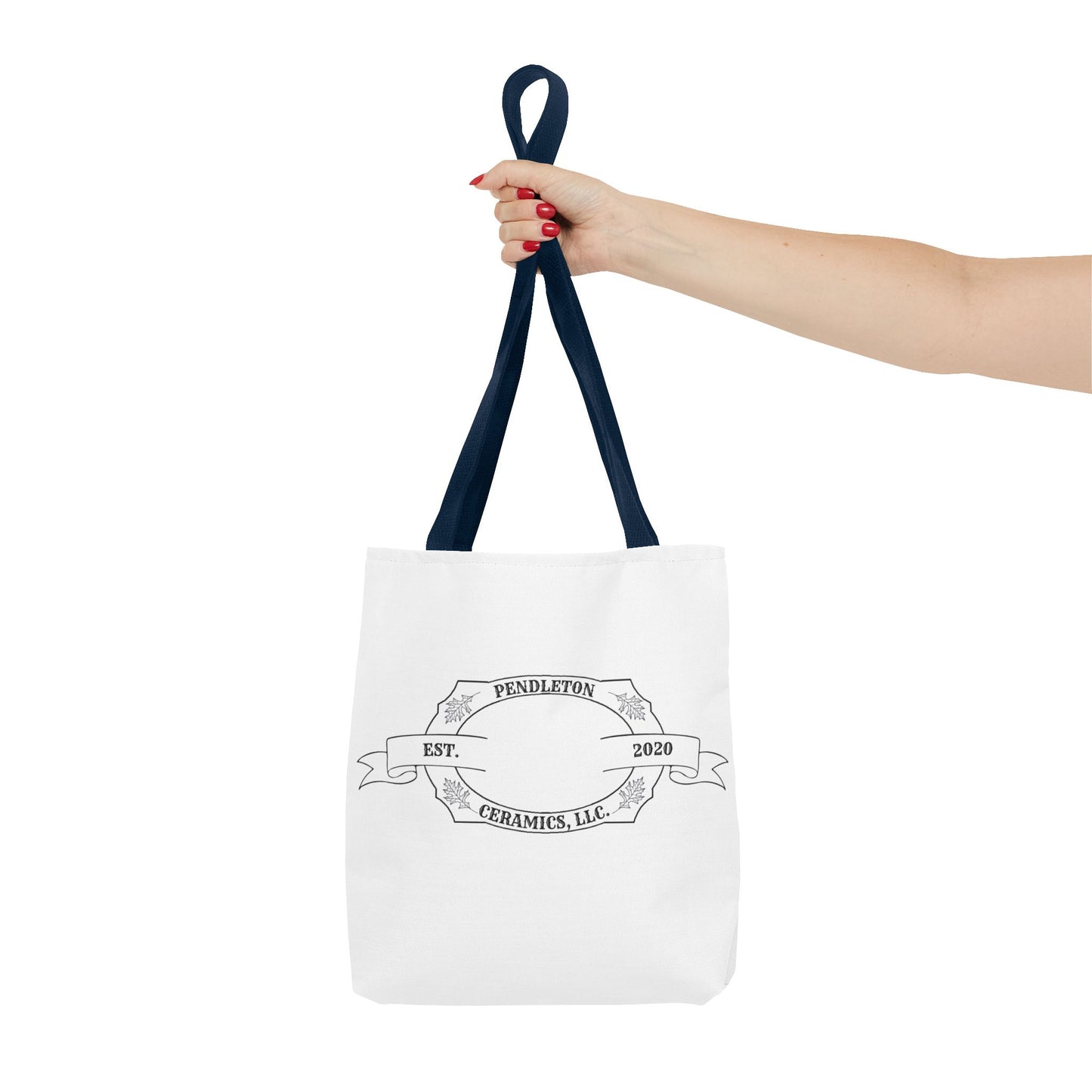 Pendleton Ceramics Logo White Tote Bag