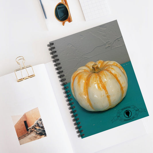 Pumpkin Spiral Rule Lined Notebook
