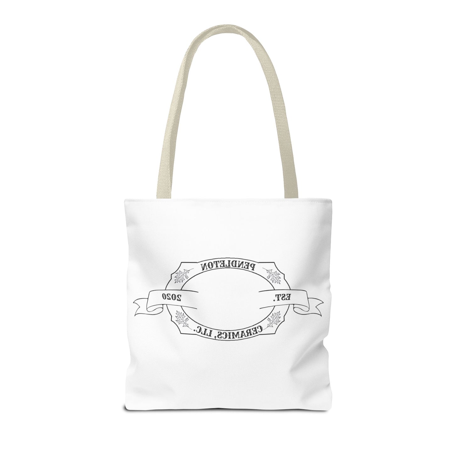 Pendleton Ceramics Logo White Tote Bag