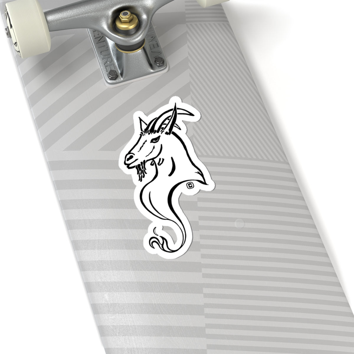 Goat Animal Bust Drawing Kiss-Cut Stickers