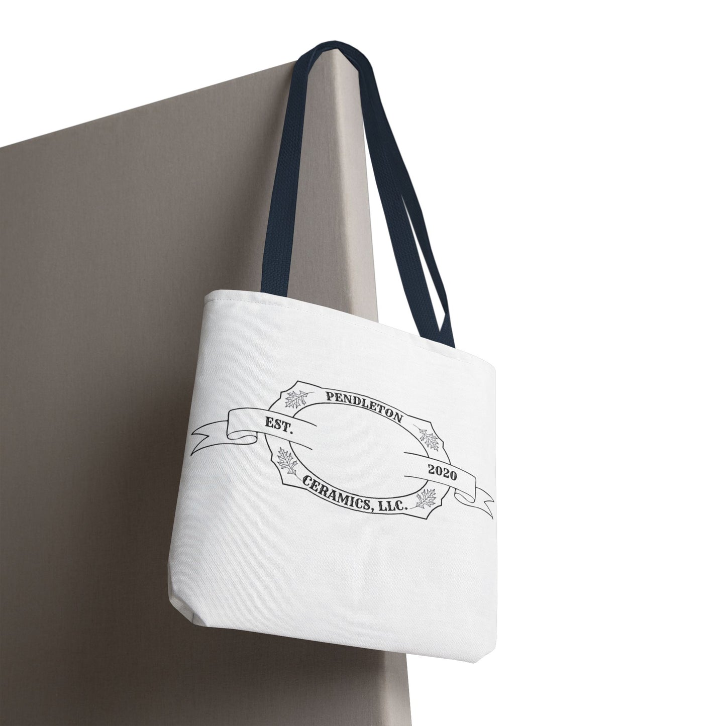 Pendleton Ceramics Logo White Tote Bag