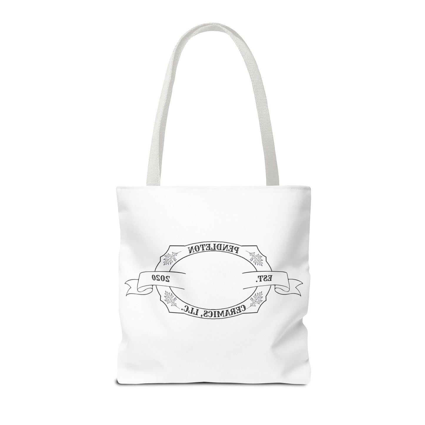 Pendleton Ceramics Logo White Tote Bag