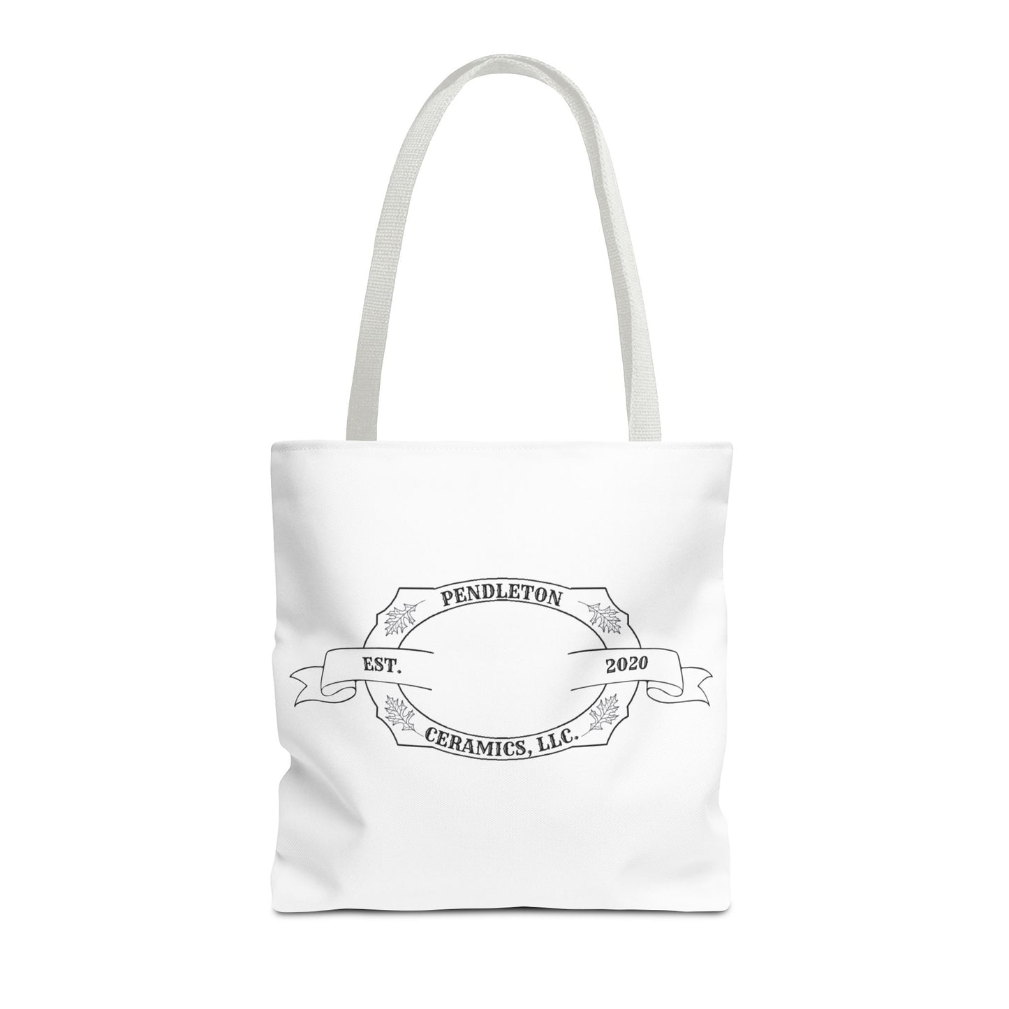 Pendleton Ceramics Logo White Tote Bag