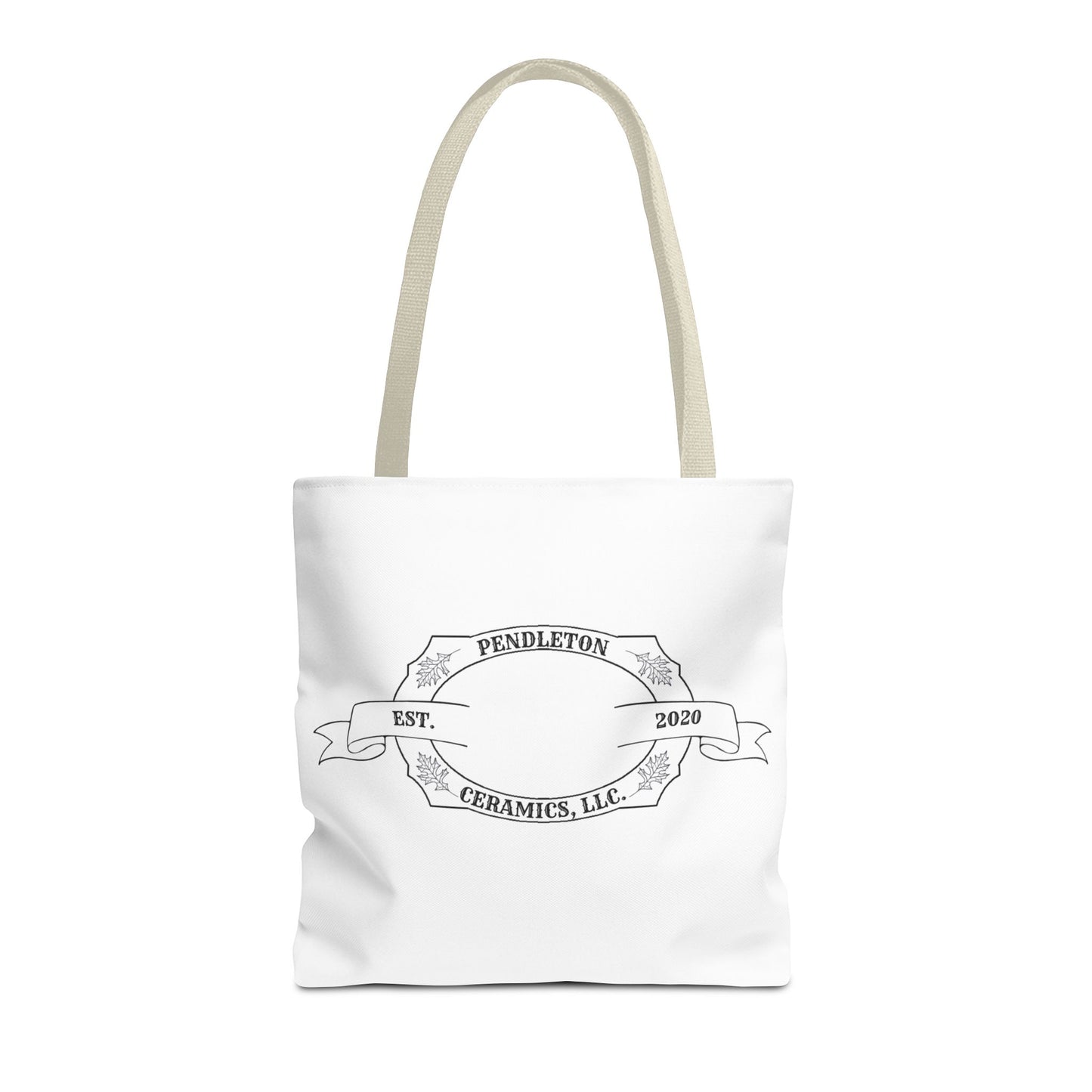 Pendleton Ceramics Logo White Tote Bag