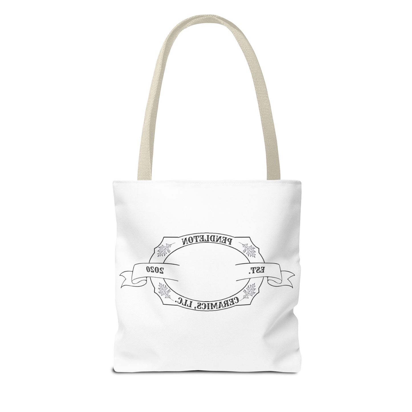Pendleton Ceramics Logo White Tote Bag