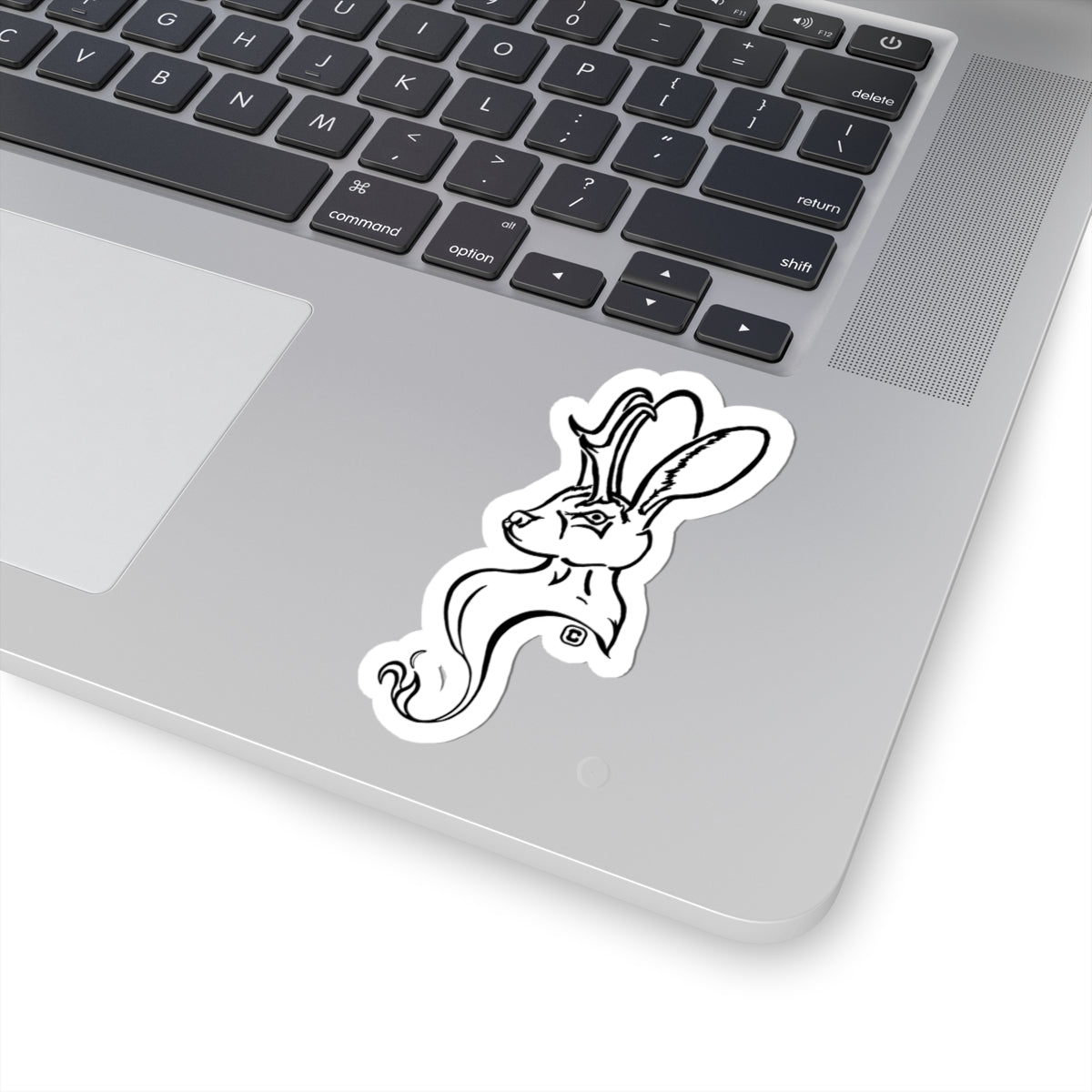 Jackalope Bust Kiss-Cut Stickers