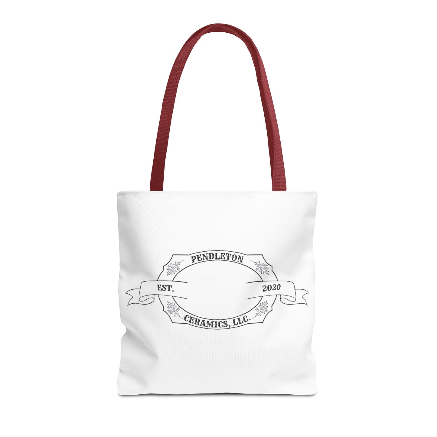 Pendleton Ceramics Logo White Tote Bag