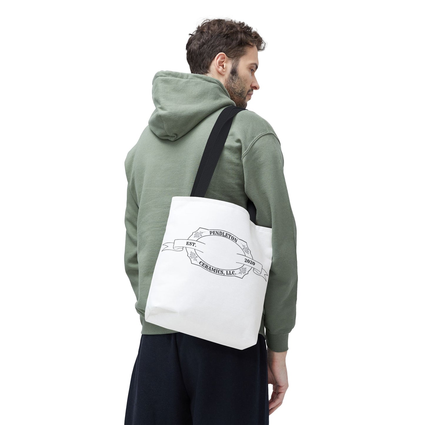 Pendleton Ceramics Logo White Tote Bag