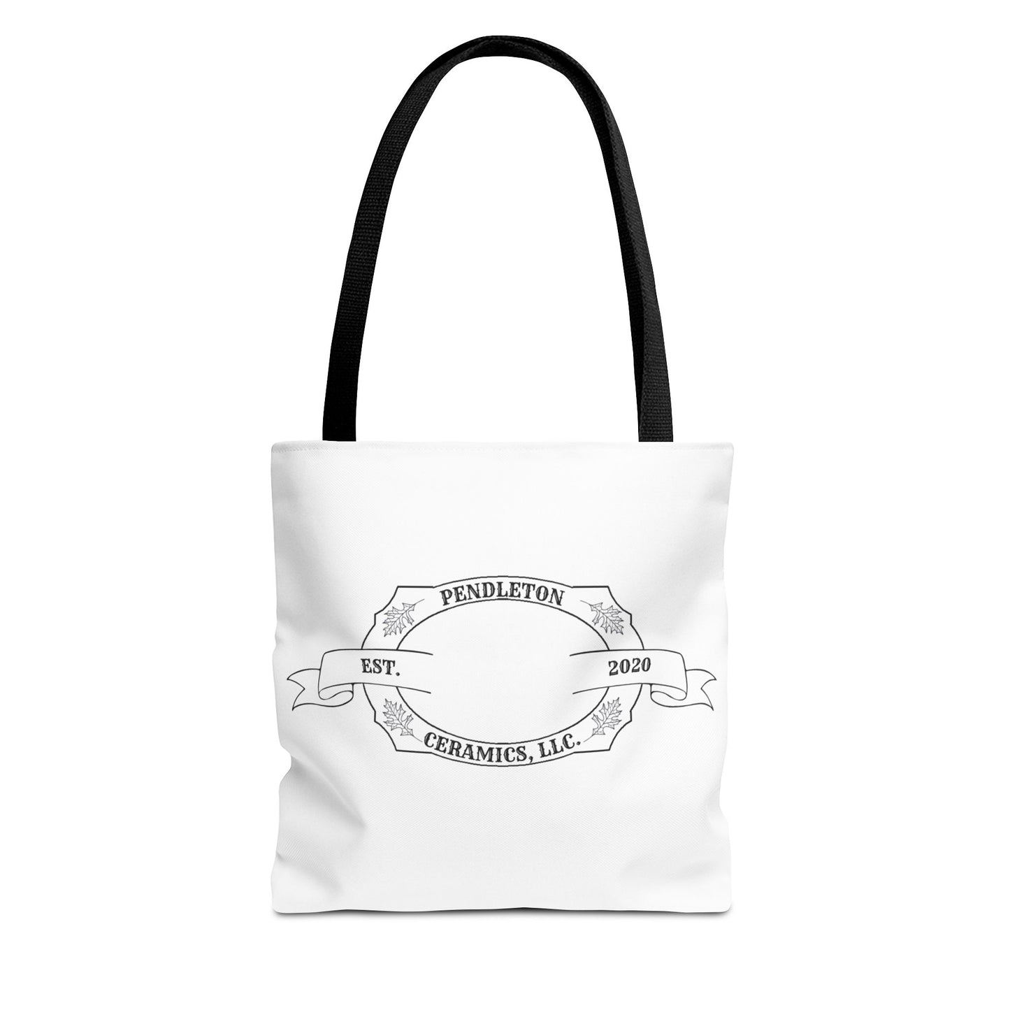 Pendleton Ceramics Logo White Tote Bag
