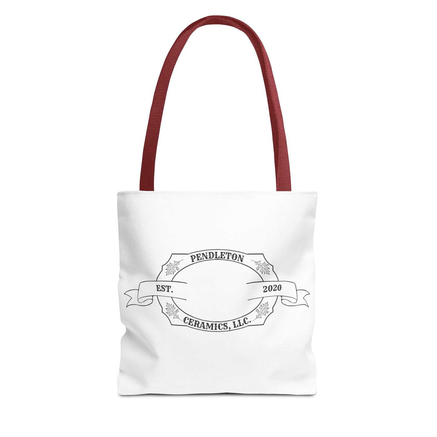 Pendleton Ceramics Logo White Tote Bag