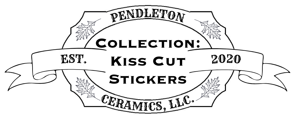 Pendleton Ceramics: Kiss Cut Stickers