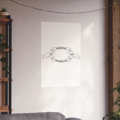 Pendleton Ceramics LLC Custom Matte Vertical Poster Wall Art