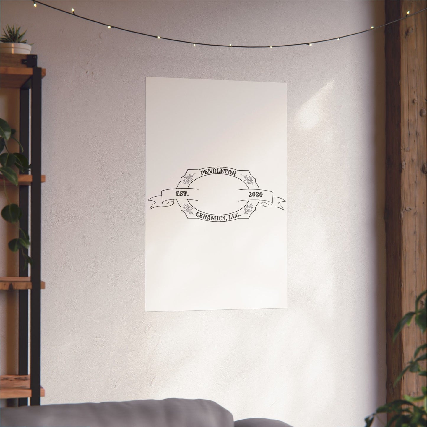 Pendleton Ceramics Logo Matte Vertical Poster