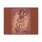 Dust Storm Jackalope Bust Drawing Canvas Wall Decor