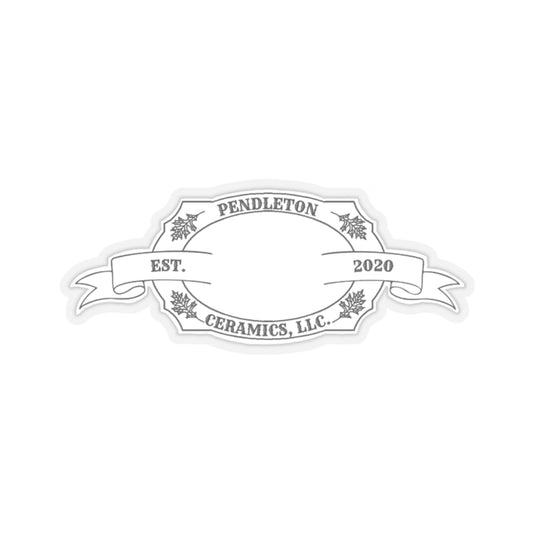 Pendleton Ceramics Logo Kiss-Cut Stickers