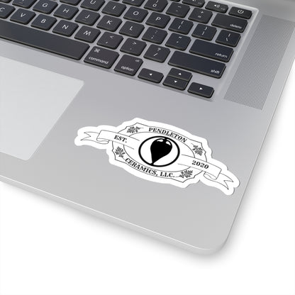 Pendleton Ceramics Logo, Maker's Mark: Thomas the Potter  Kiss-Cut Stickers