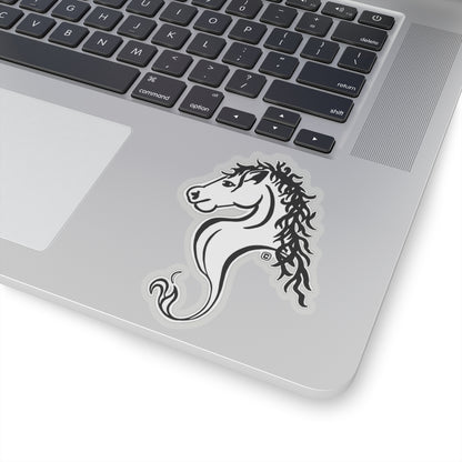 Horse Animal Bust Drawing Kiss-Cut Stickers