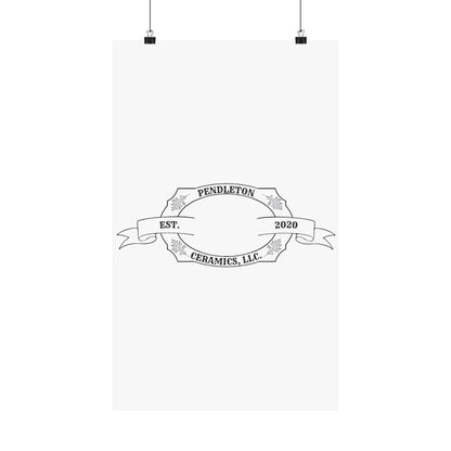 Pendleton Ceramics LLC Custom Matte Vertical Poster Wall Art