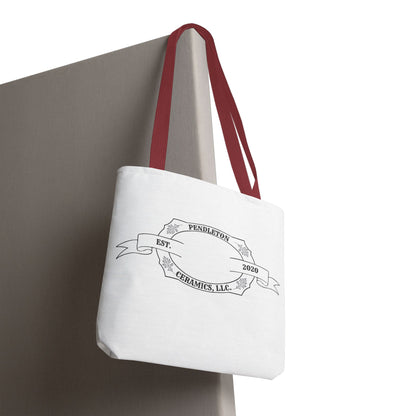 Pendleton Ceramics Logo White Tote Bag