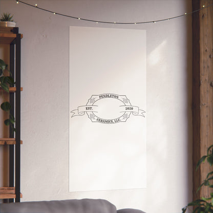 Pendleton Ceramics Logo Matte Vertical Poster