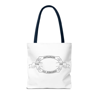 Pendleton Ceramics Logo White Tote Bag