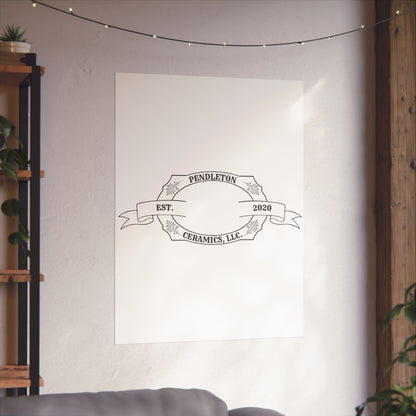 Pendleton Ceramics Logo Matte Vertical Poster